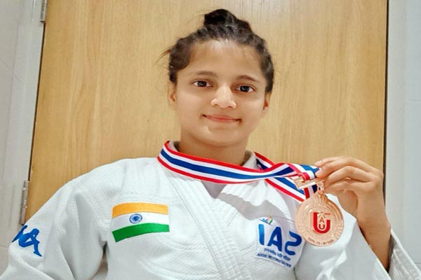 Tripura's Asmita Dey shines in International Judo Competition, wins bronze